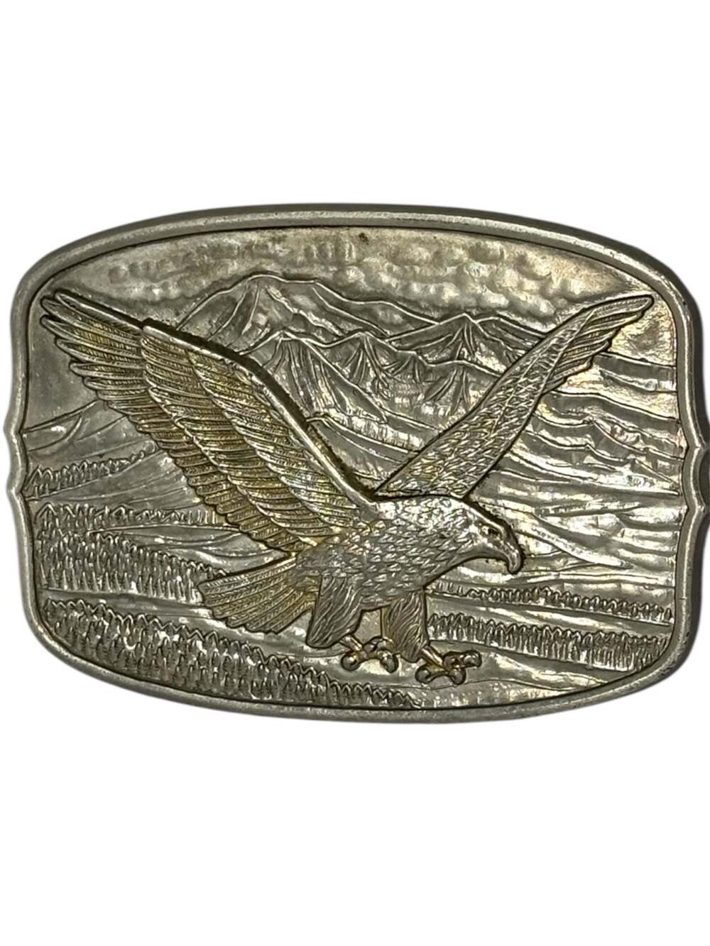 Vintage International Monetary Mint American Eagle Silver & Gold Plated Numbered
